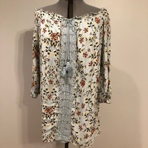 Off the shoulder baby doll dress